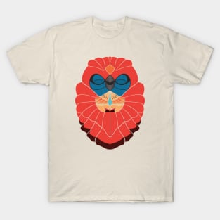 Praying Owl in Red T-Shirt